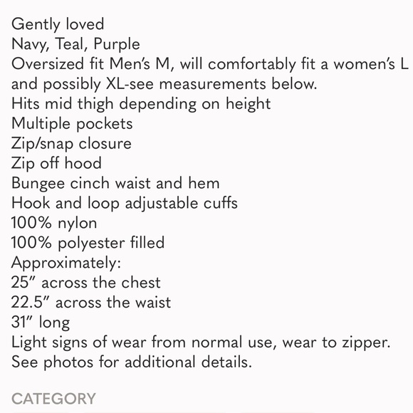 Vintage 90’s Patagonia Hooded Parka Winter Coat Men’s M Women’s L - Picture 10 of 10